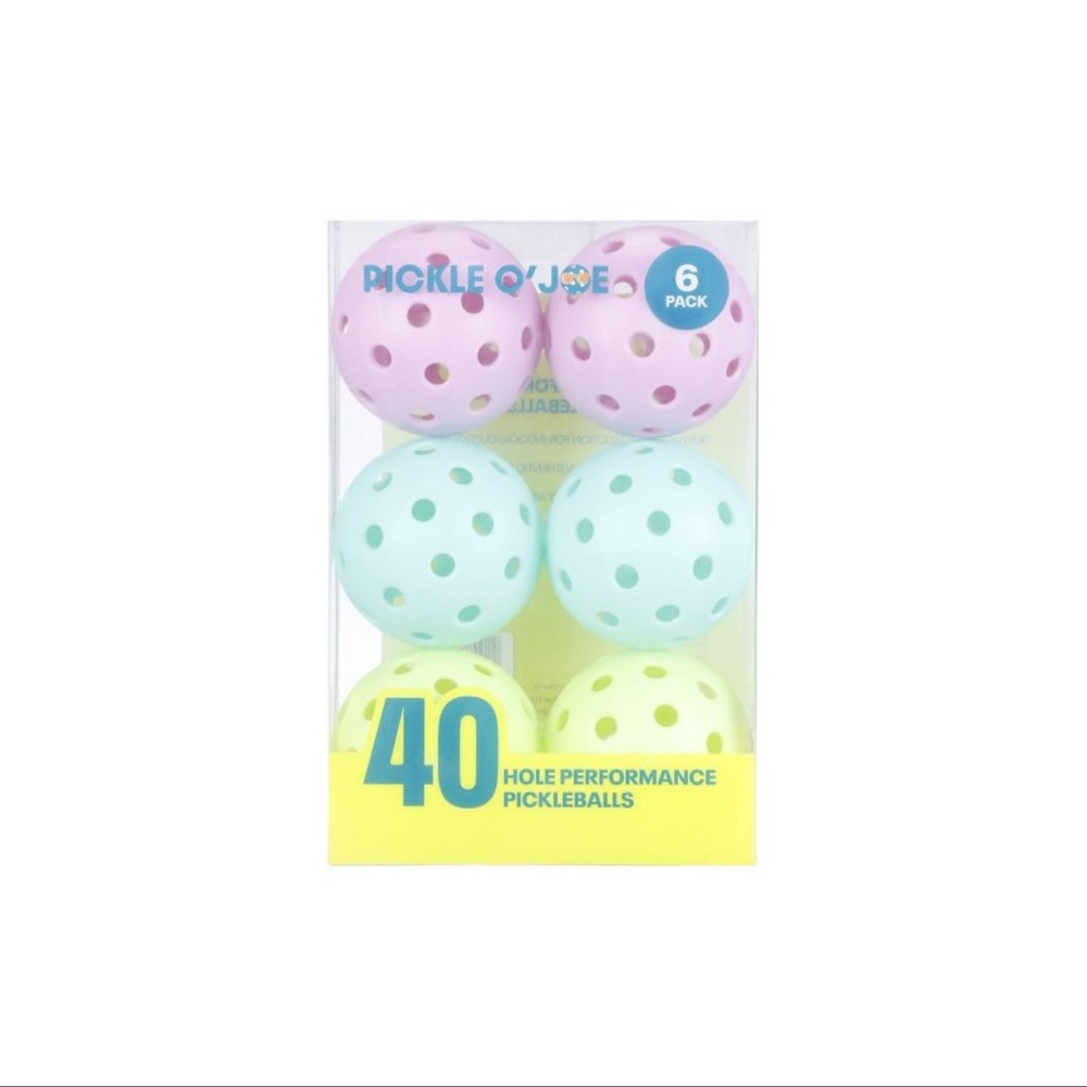 Multicolor Pickleballs 6-Pack